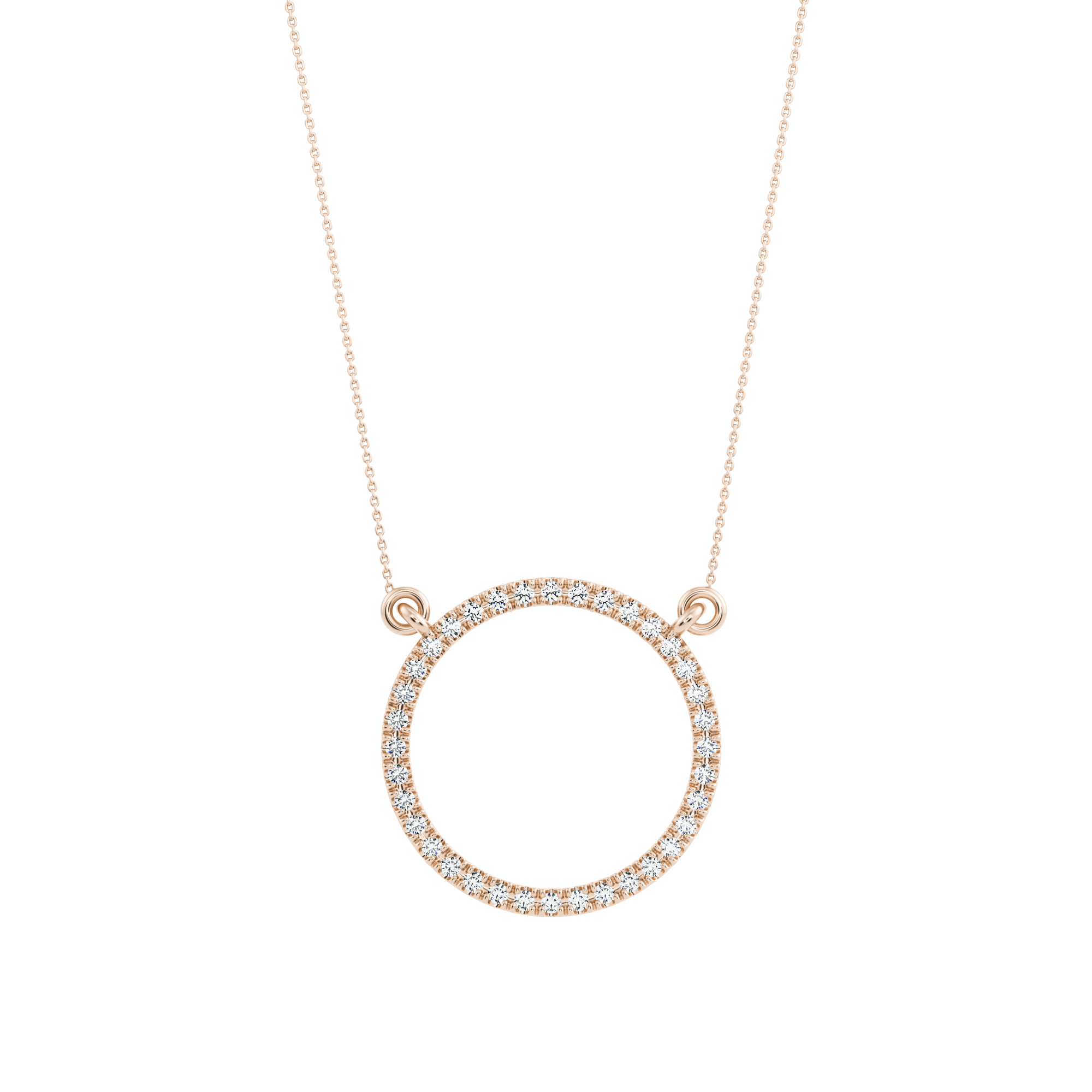 Pendentif Ekati avec Diamants Créés et sa chaîne