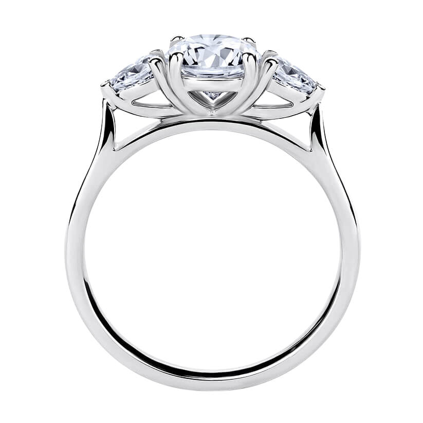 Drago Engagement Ring with Created Diamonds