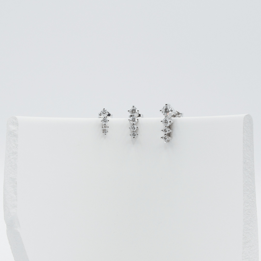 Boucles d'oreilles en diamant créé par Eiger
