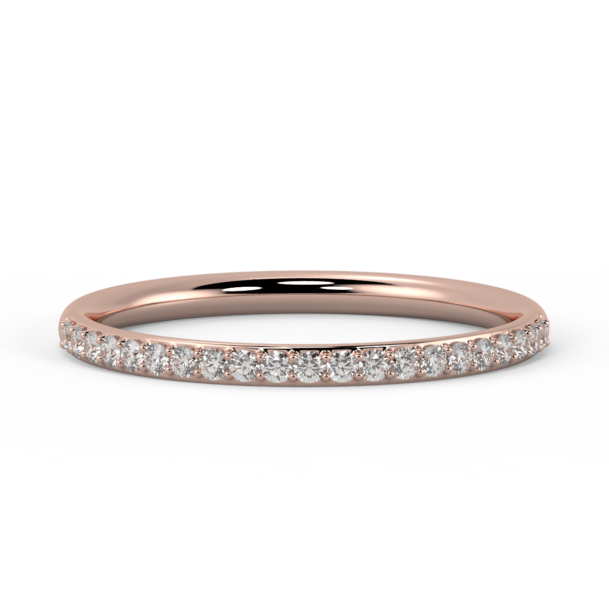 Alliance fine Addu avec diamants créés