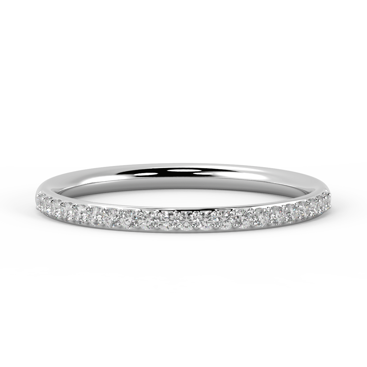 Alliance fine Addu avec diamants créés
