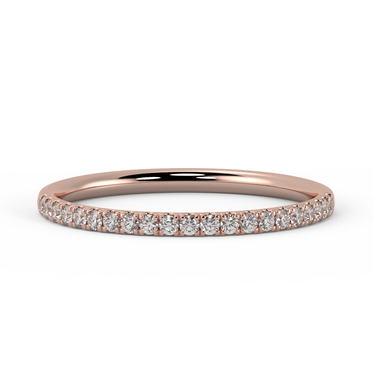 Fine Cobb Created Diamond Half Wedding Band with Fast Delivery