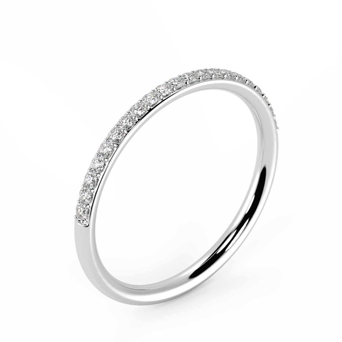 Alliance fine Addu avec diamants créés