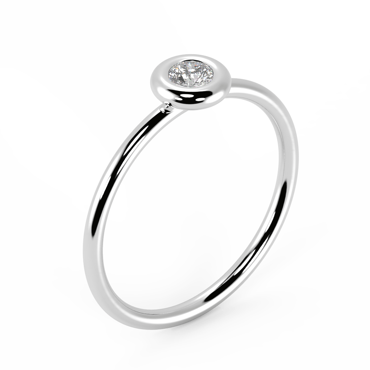 Anillo Orapa con Diamante creado