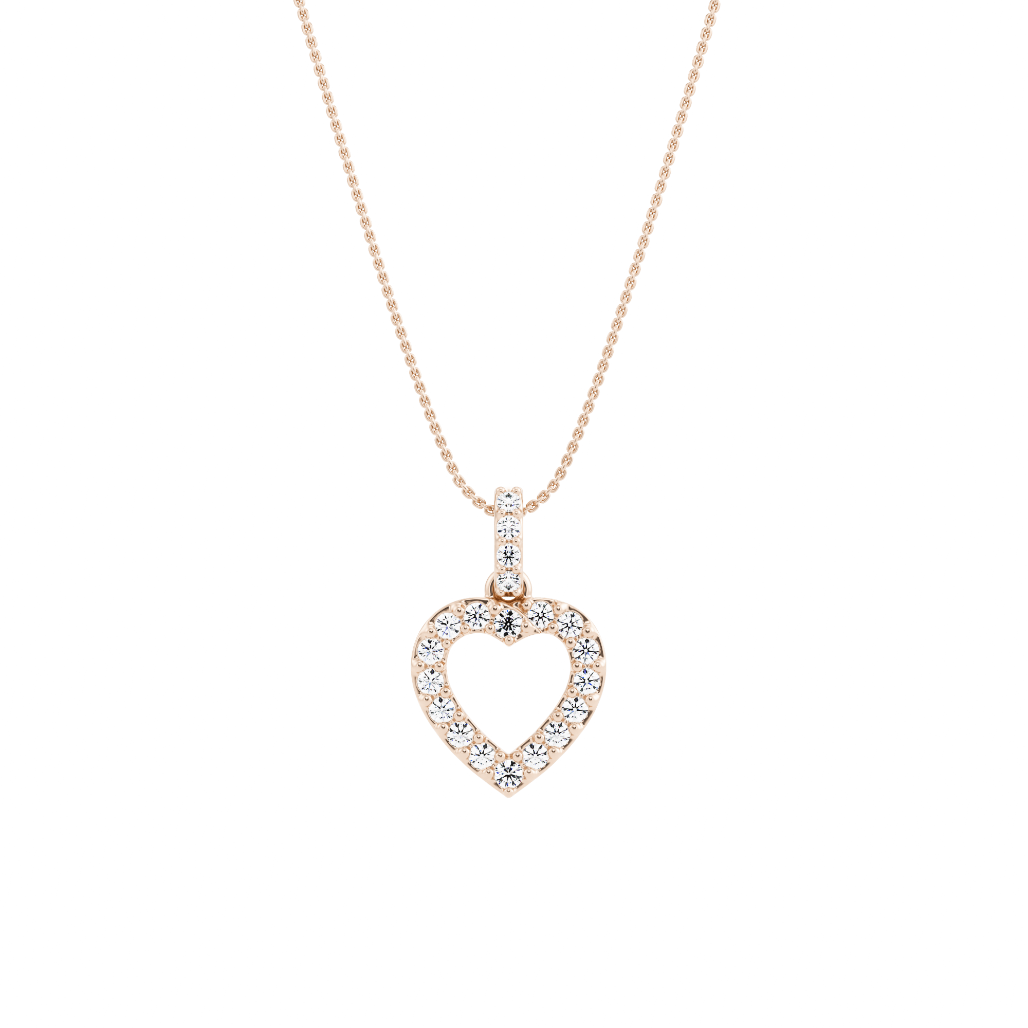 Pendentif Tupai avec Diamants créé avec sa chaîne