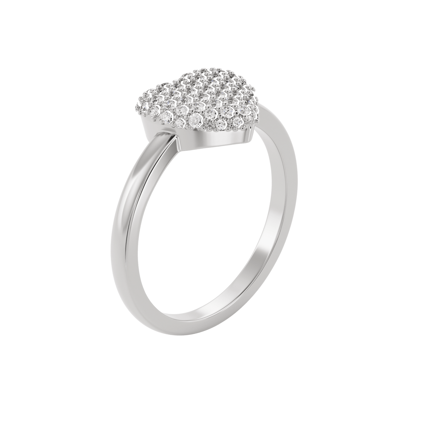
                  
                    Anillo Coralina de pavé en relieve de Diamantes creados
                  
                