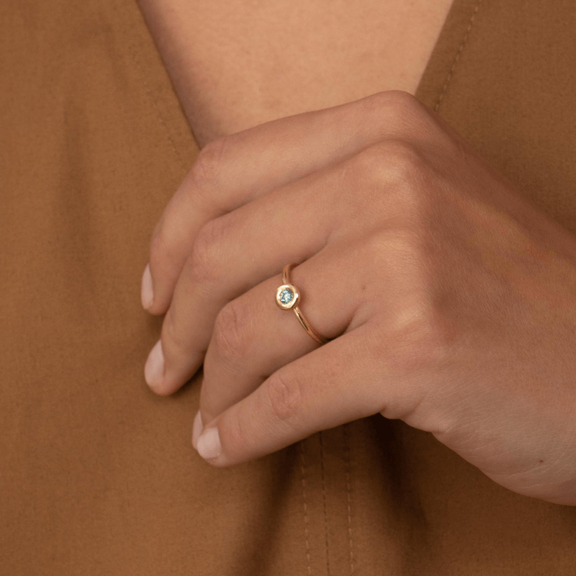 Anillo Orapa con Diamante creado