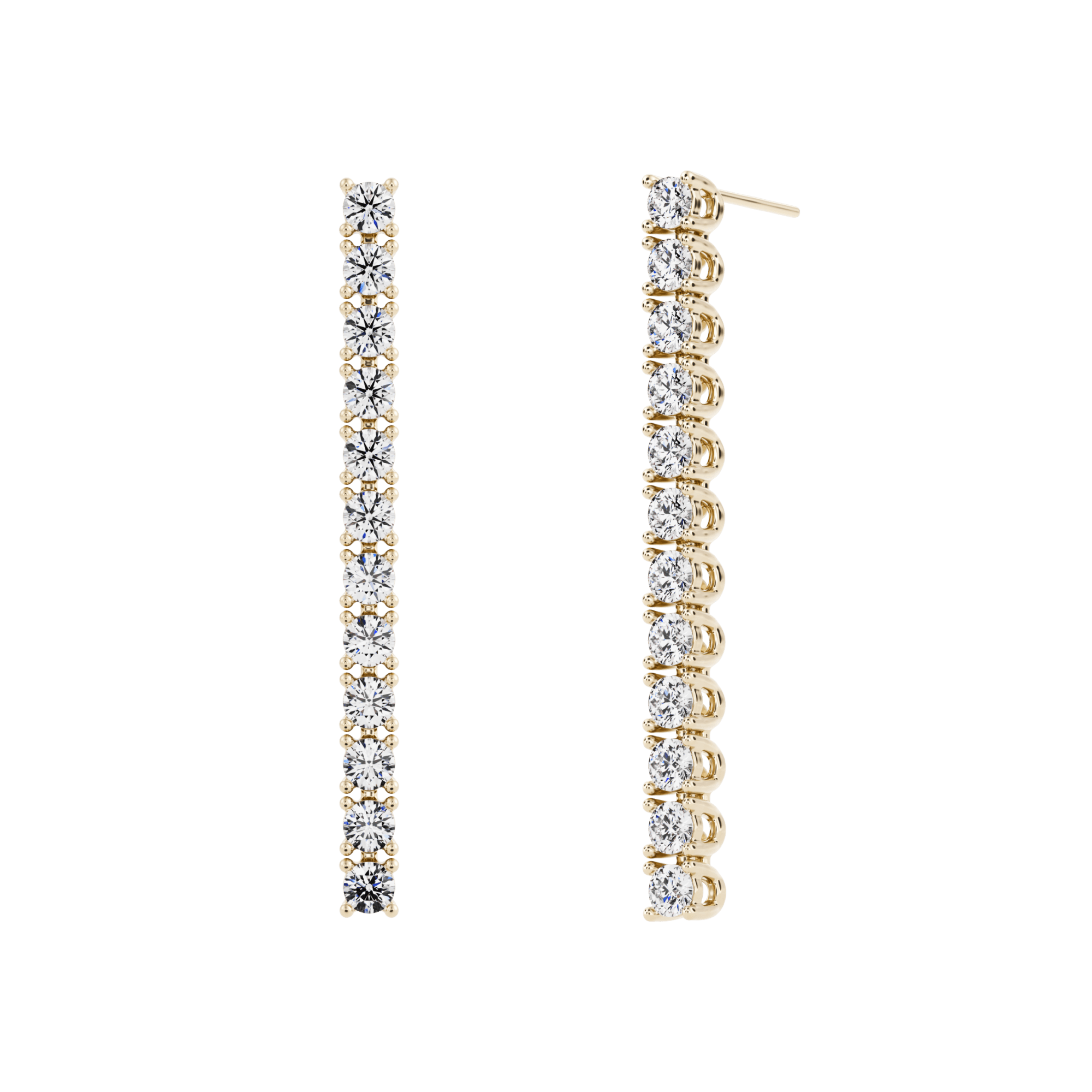 Riviere Sumin Created Diamond Earrings