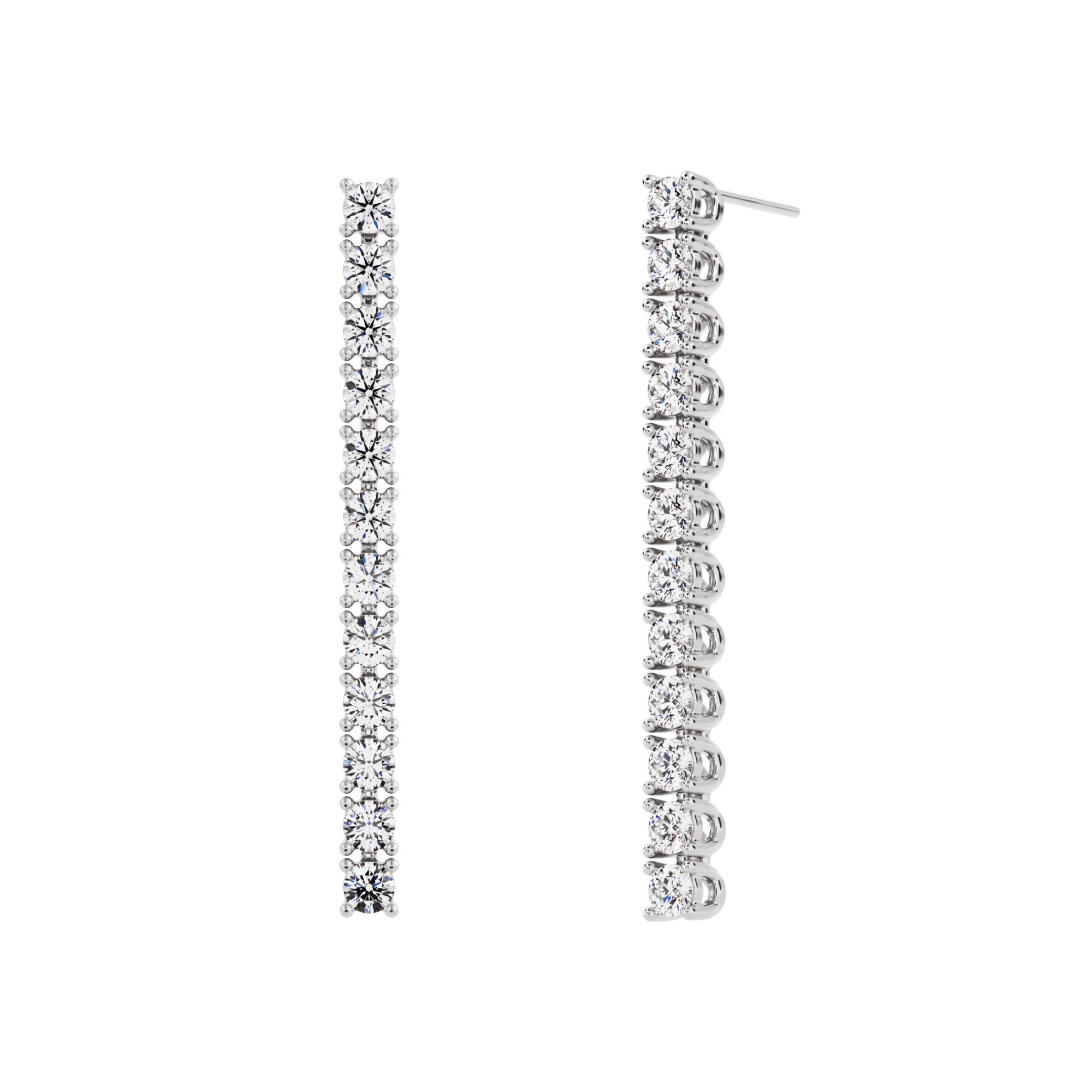 Riviere Sumin Created Diamond Earrings