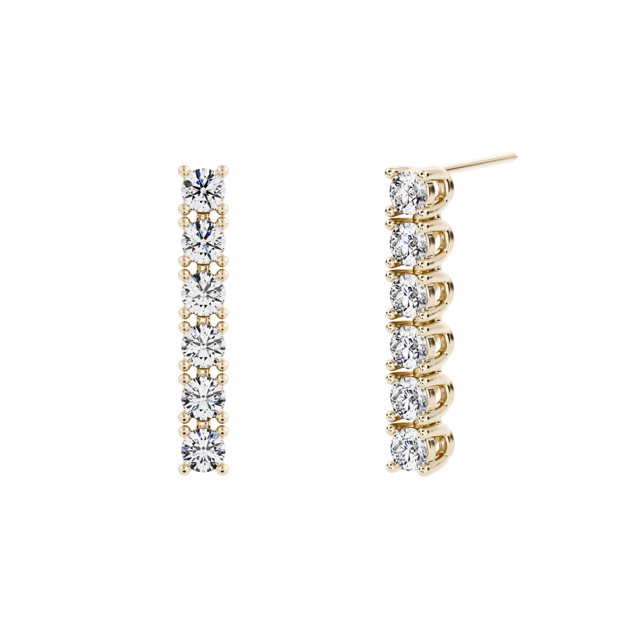 Riviere Sumin Created Diamond Earrings