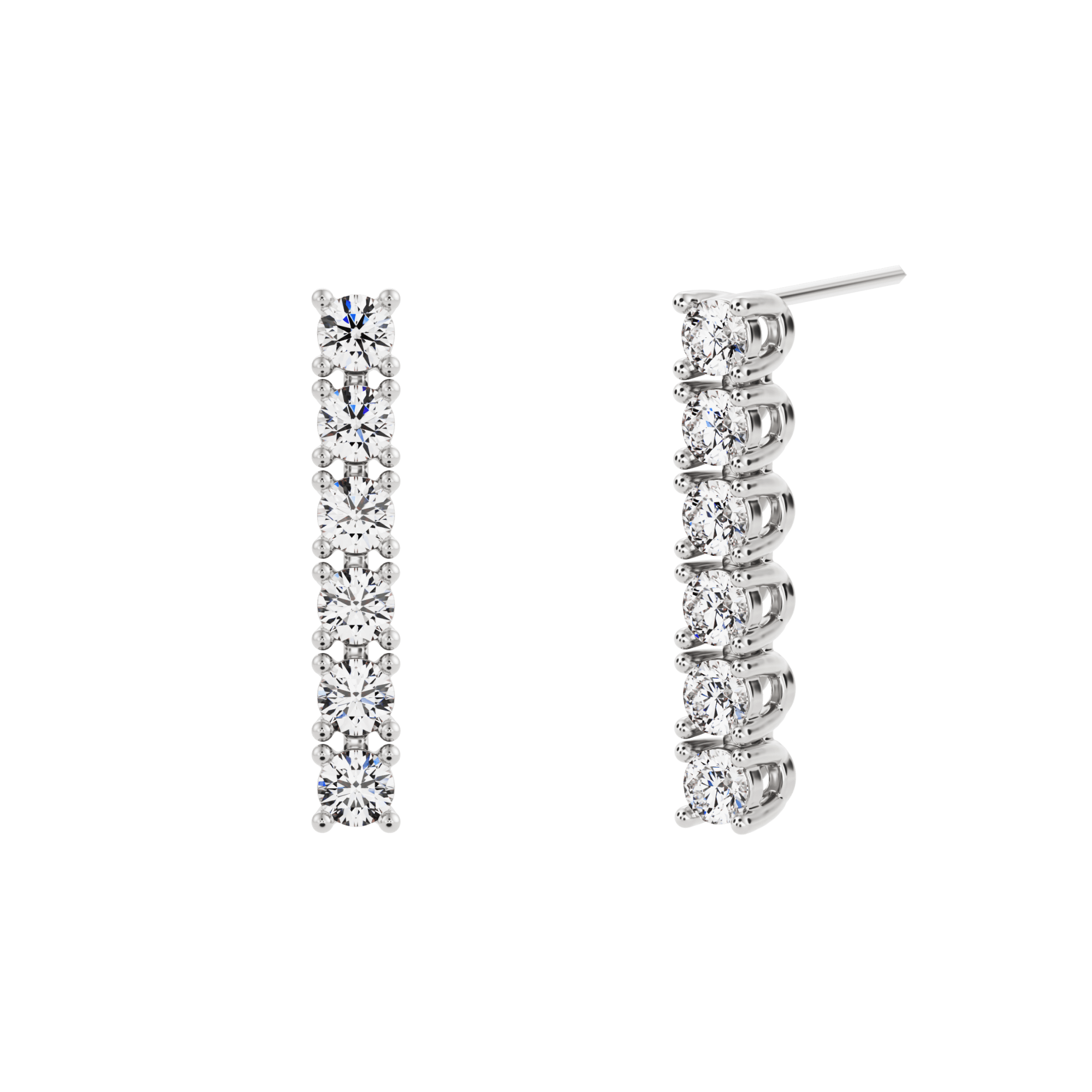 Riviere Sumin Created Diamond Earrings