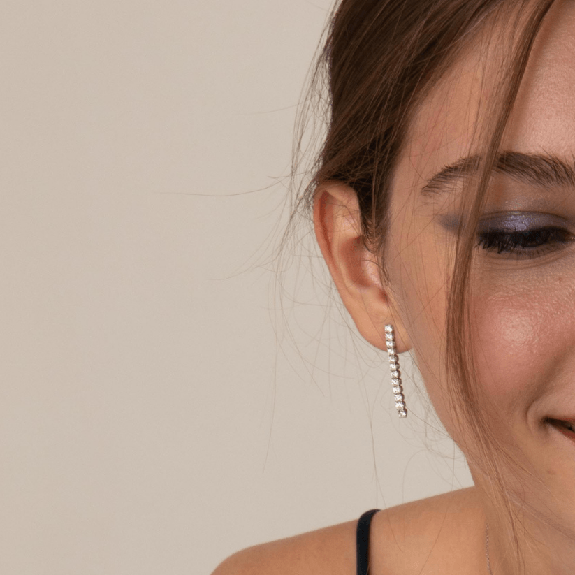 Riviere Sumin Created Diamond Earrings