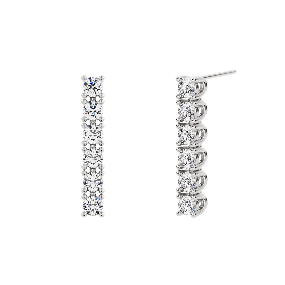 
                  
                    Pendientes Riviere Sumin de diamantes creados (2,4mm de ⌀)
                  
                