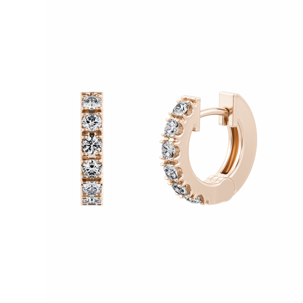 
                  
                    Pendientes Amaris Pequeños con diamantes creados
                  
                