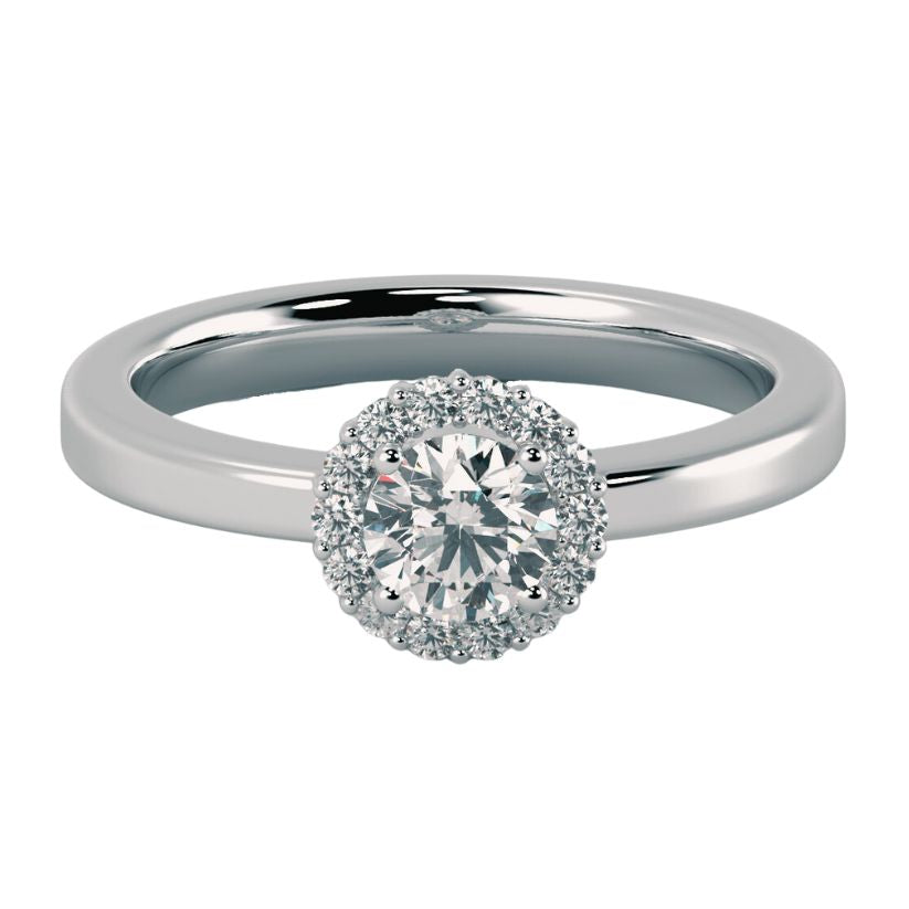 Anillo de Compromiso Amboise con Diamantes creados