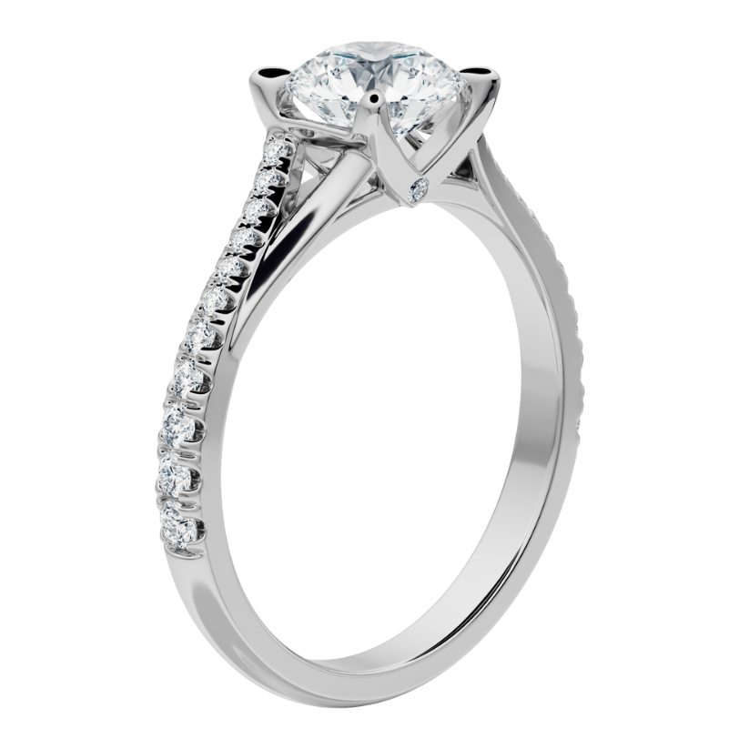
                  
                    Amoris Engagement Ring with Created Diamonds
                  
                