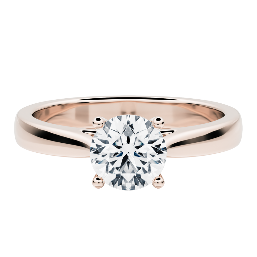 
                  
                    Bague de fiançailles solitaire Bruma avec diamant synthétique
                  
                