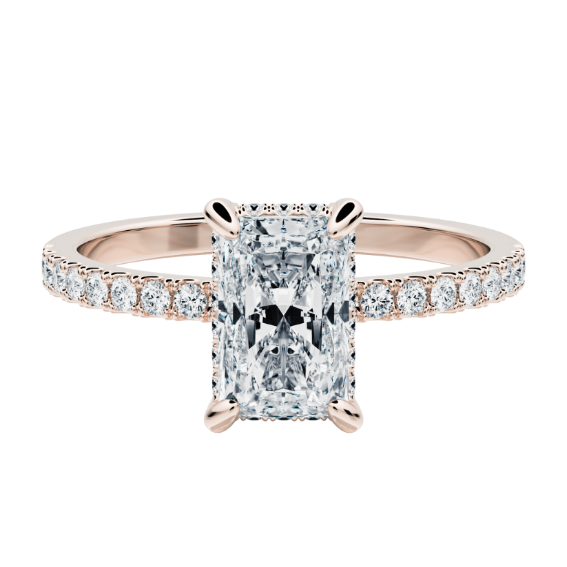 
                  
                    Diana Engagement Ring with Radiant Created Center Diamond · Fast delivery
                  
                