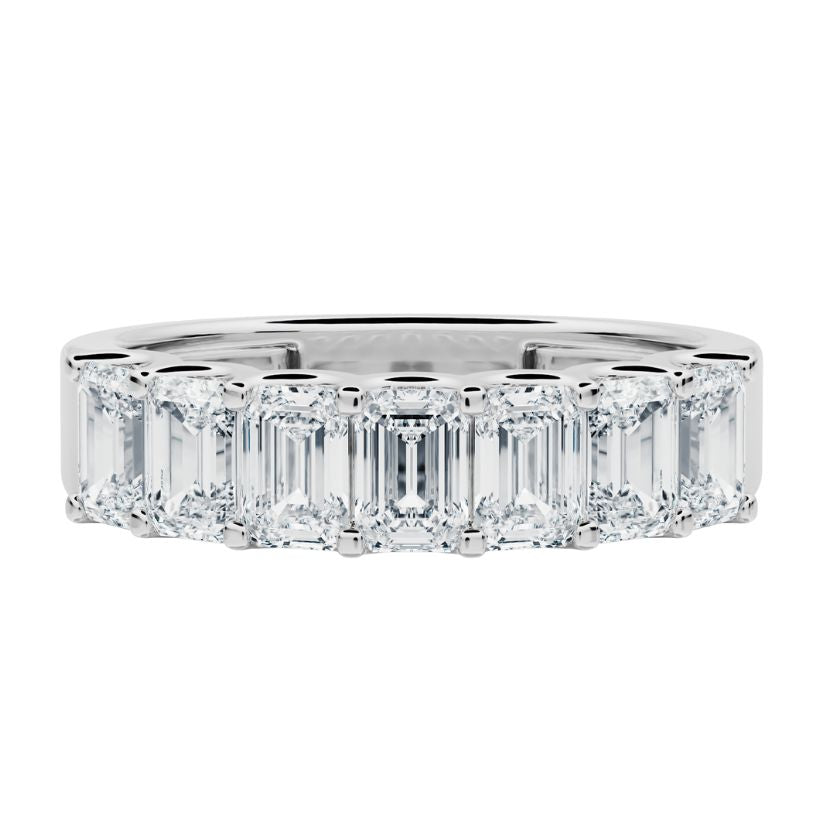 Moeraki Wedding Ring with Created Diamonds