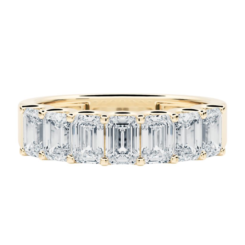 
                  
                    Moeraki Wedding Ring with Created Diamonds
                  
                