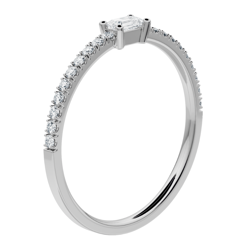 
                  
                    Grace Ring with Created Diamonds
                  
                