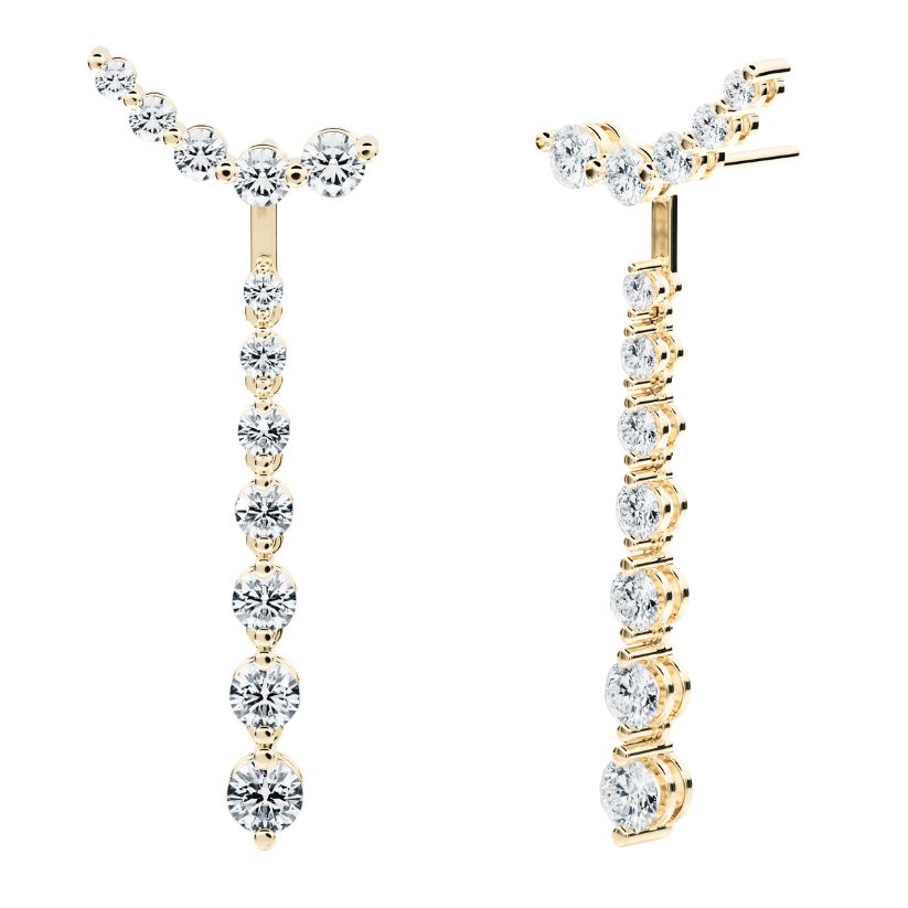 Naos Creoles with created diamonds