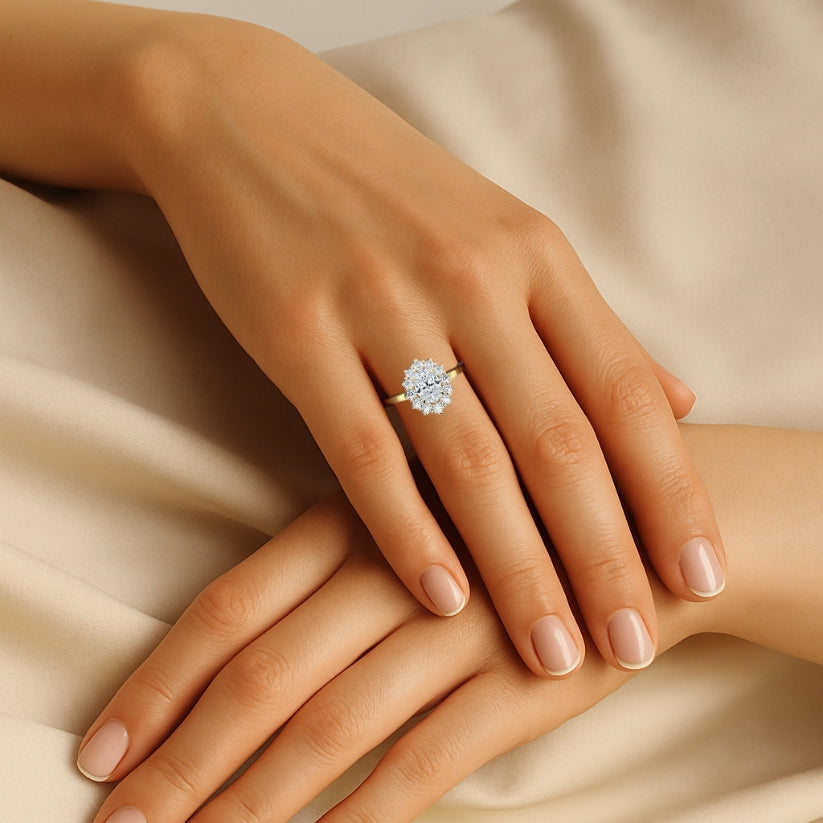 Anillo de compromiso Kate de Diamantes creados