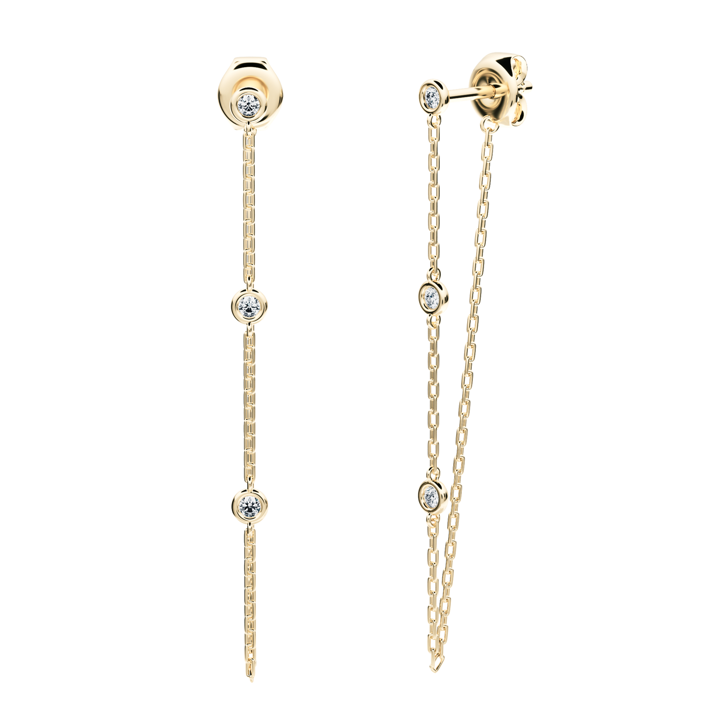 
                  
                    Long Lyra Earrings with created diamonds · fast delivery
                  
                