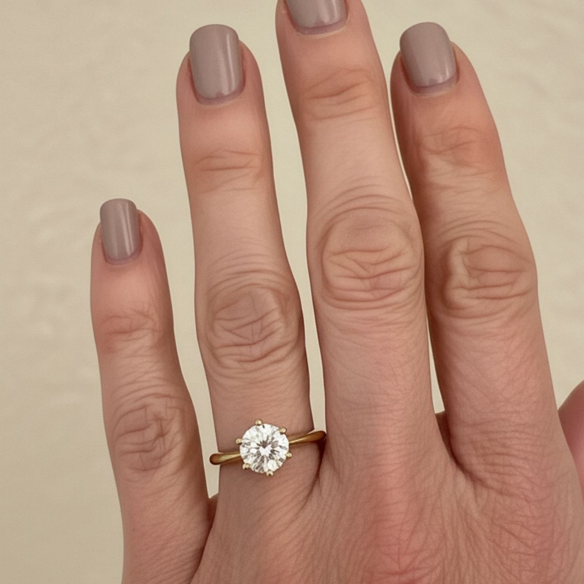 Anillo de Compromiso Lura Solitario con Diamante creado Limited Edition