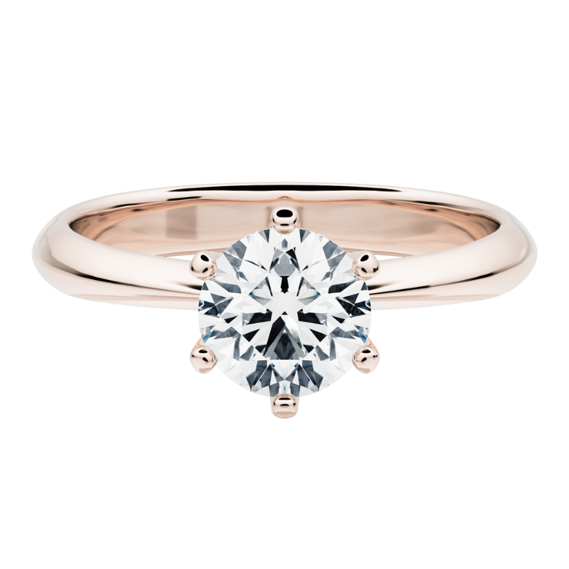 
                  
                    Lura Solitaire Engagement Ring with Created Diamond
                  
                