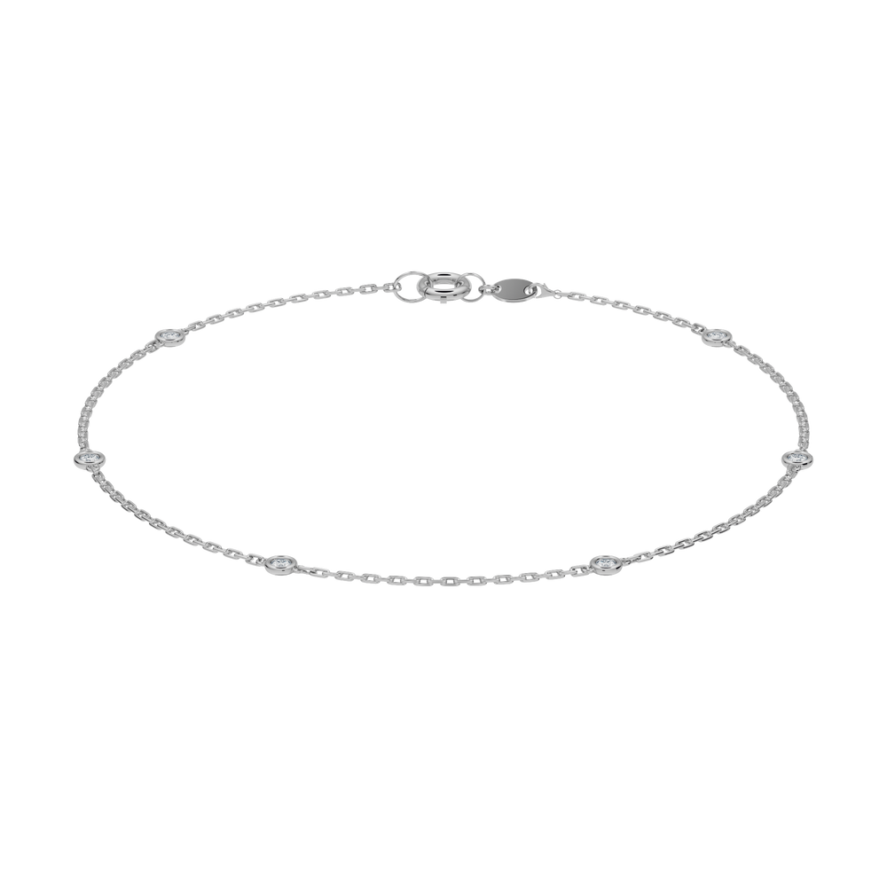 
                  
                    Bracelet Lyra avec diamants créés
                  
                