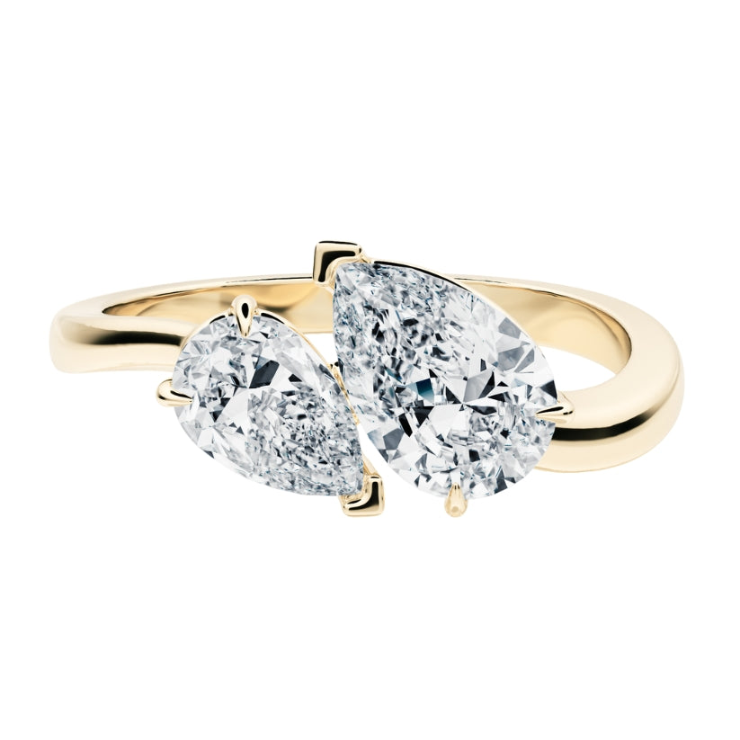 Lerala ring with lab diamonds