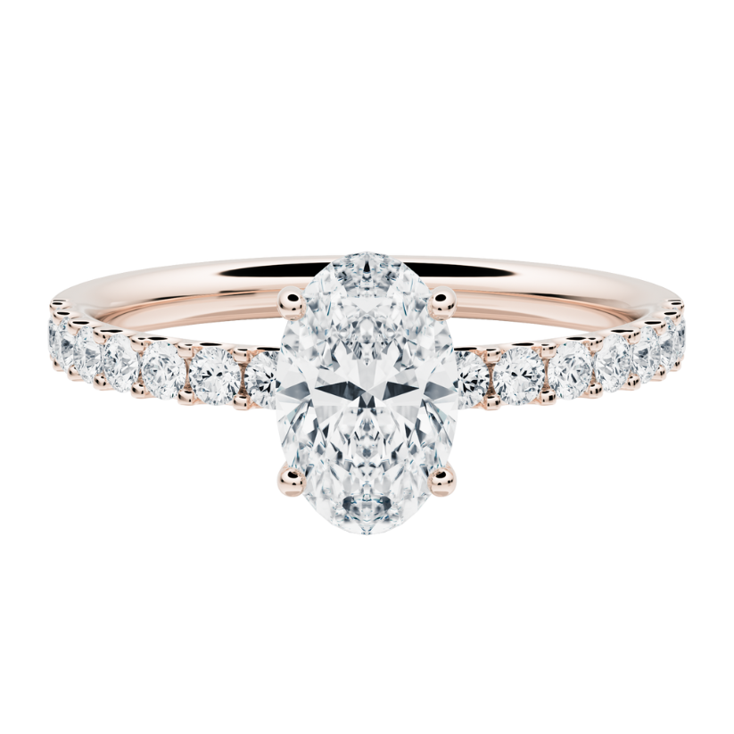 Norah Engagement Ring Accompanied with Lab Diamonds