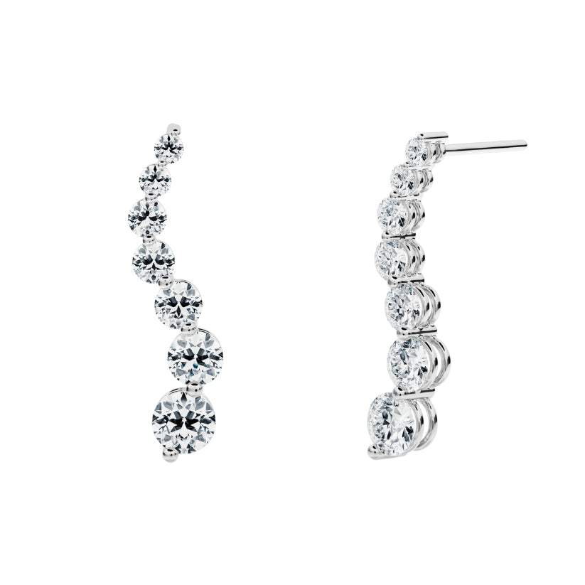 Pendientes Serpens con Diamantes creados