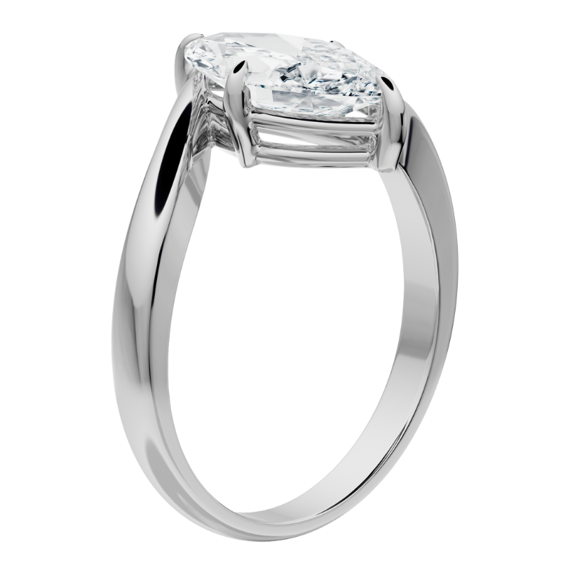 Anillo Spica con Diamante creado Marquise