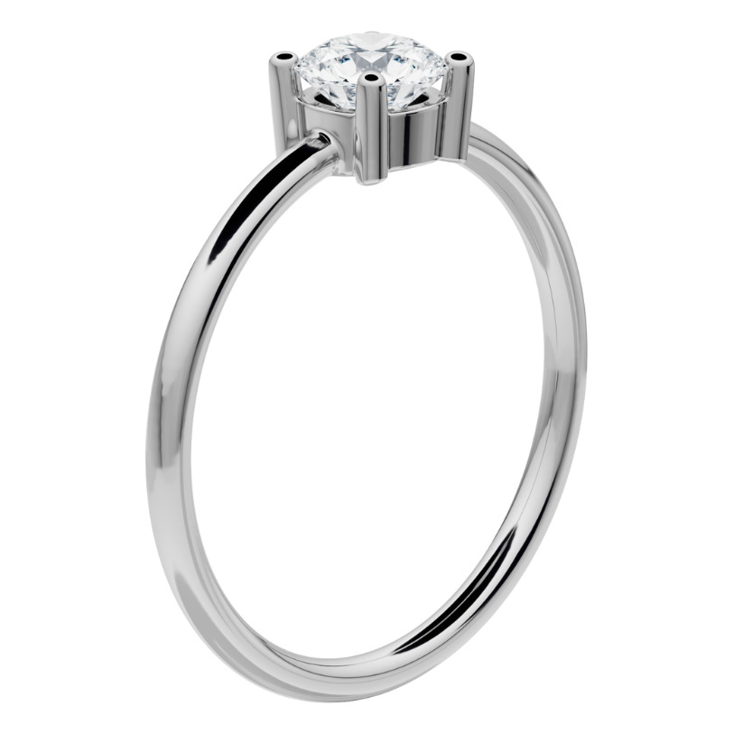 
                  
                    Sumin Solitaire Ring with Created Diamond
                  
                