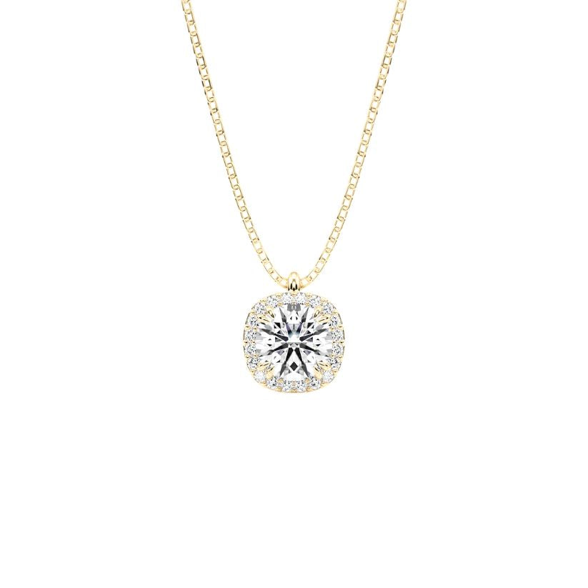 Colgante Thalia de diamantes creados con cadena