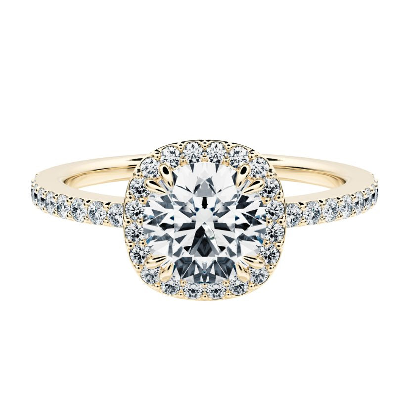 Anillo Thalia con Diamantes creados