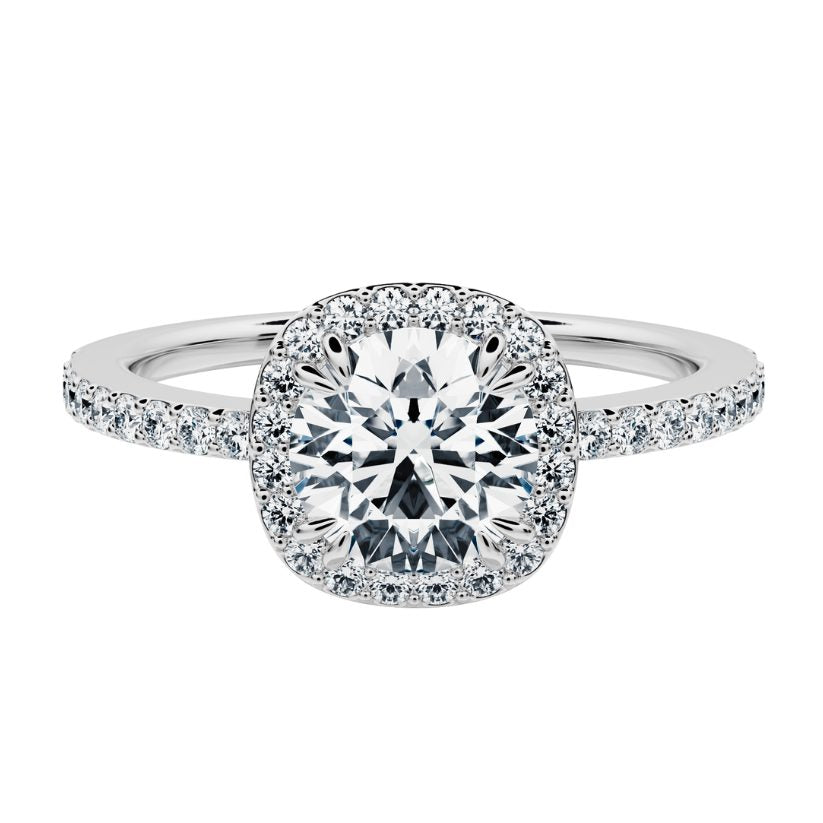 Anillo Thalia con Diamantes creados