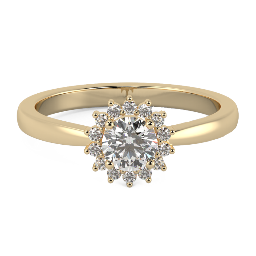 
                  
                    Ussé Engagement Ring with Created Diamonds
                  
                