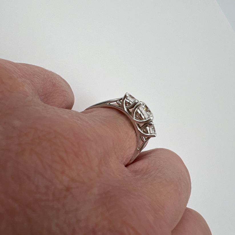 
                  
                    Venus Engagement Ring with Created Diamonds
                  
                