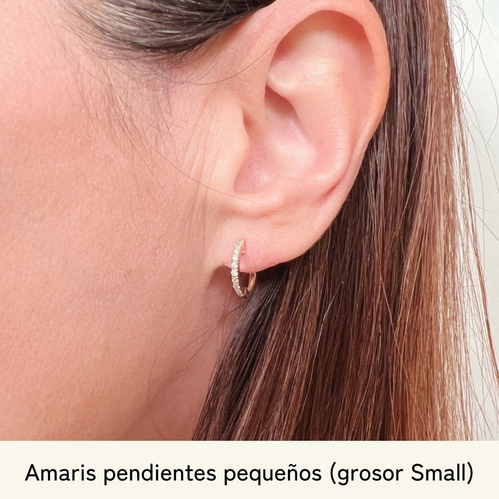 
                  
                    Pendientes Amaris Pequeños de diamantes creados PVS
                  
                