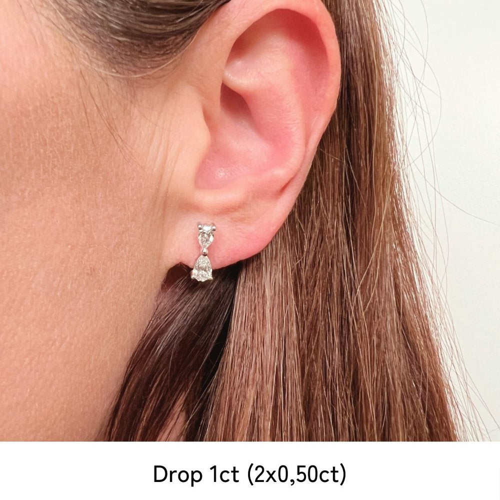 
                  
                    Vintage Drop Earrings with Created Diamonds
                  
                