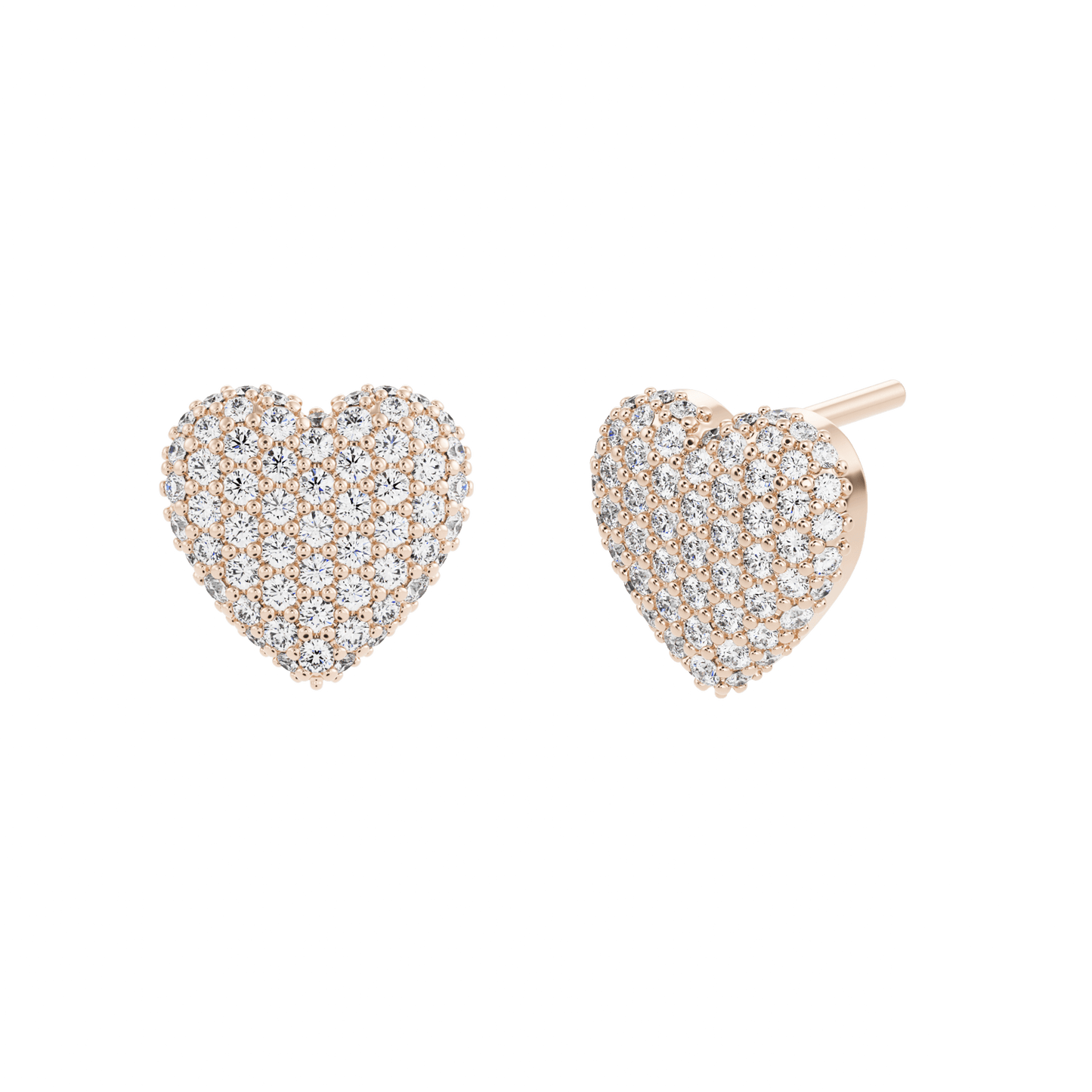 
                  
                    Boucles d'oreilles Coralina Pavé avec diamants créés en relief
                  
                