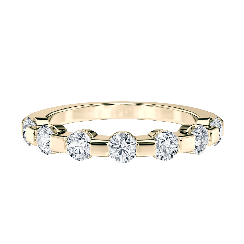 Alliance Cassiopée avec diamants créés