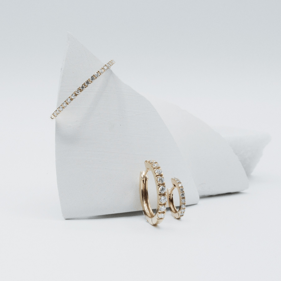 
                  
                    Small Amaris Earrings with Created Diamonds
                  
                