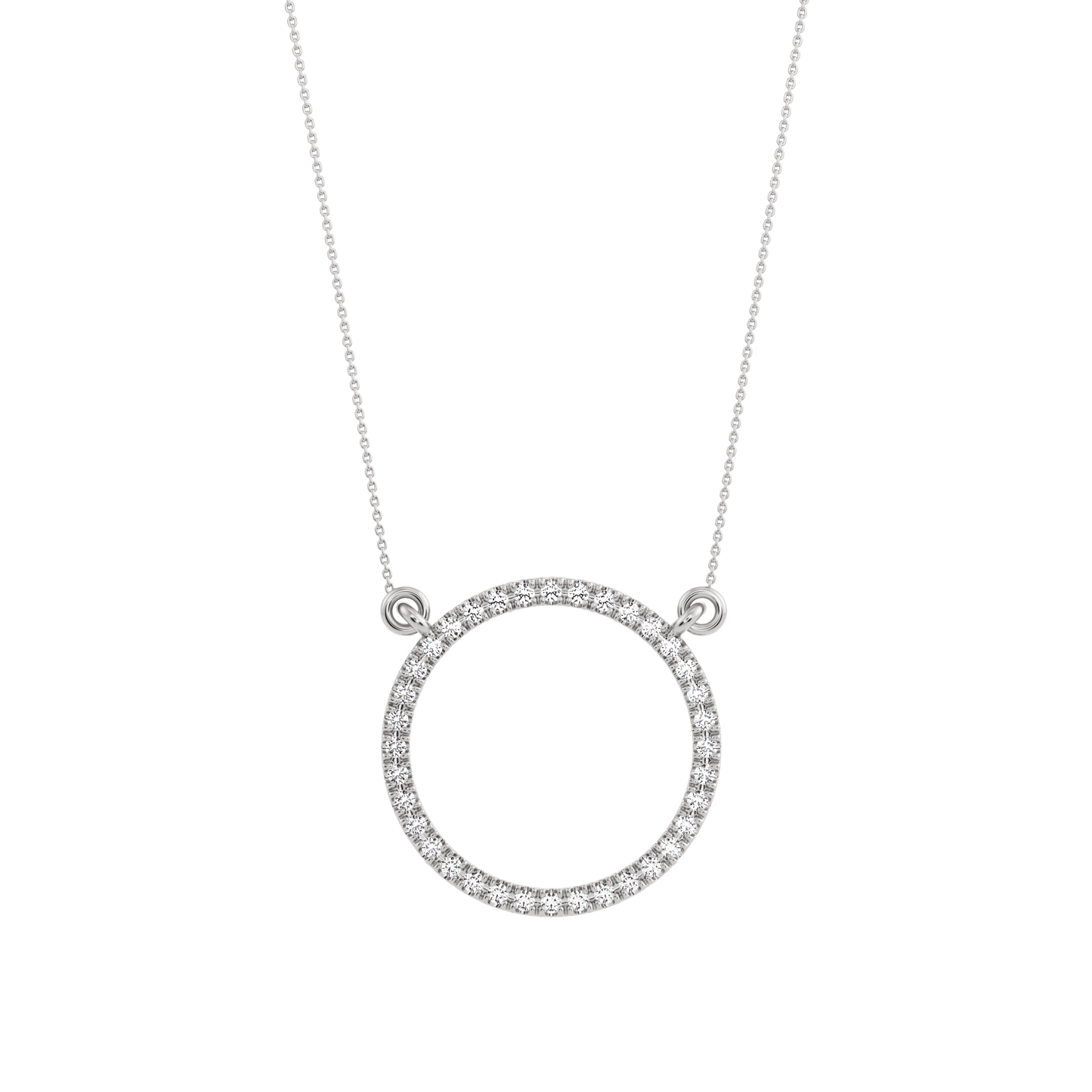 
                  
                    Ekati Pendant with Created Diamonds and its chain
                  
                