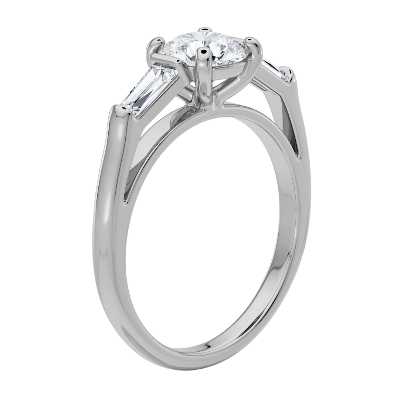 
                  
                    Cycad Engagement Ring with Created Diamonds
                  
                