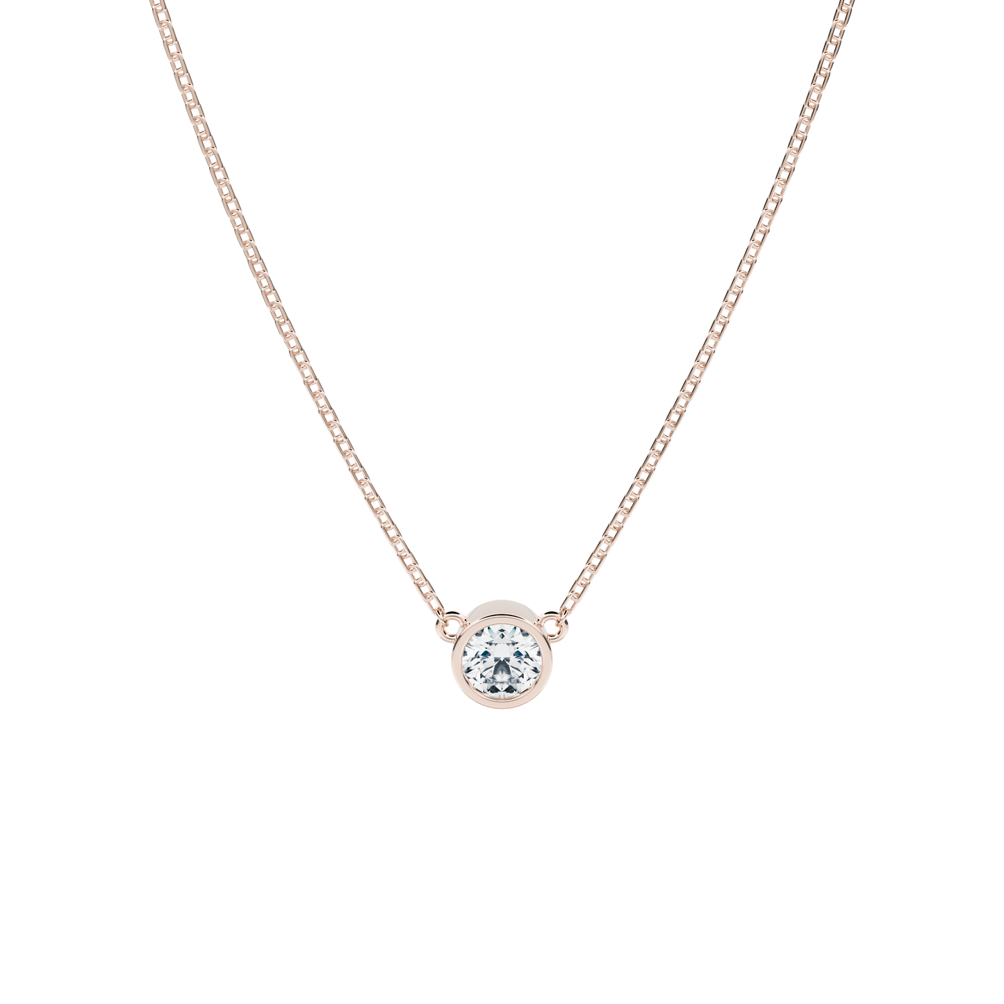 
                  
                    Koh pendant with created diamond and its chain
                  
                