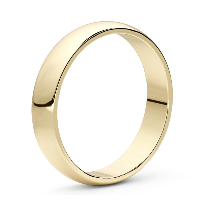 
                  
                    Lisa Niu 4mm 18 karat gold wedding ring
                  
                